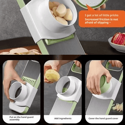 QuickPrep Vegetable  Fruit Slicer  Manual Food Grater Chopper And Dicer For Effortless Meal Prep 1