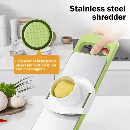 QuickPrep Vegetable  Fruit Slicer  Manual Food Grater Chopper And Dicer For Effortless Meal Prep 2