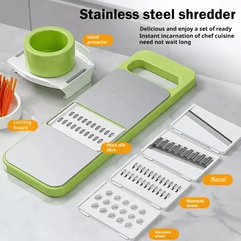 QuickPrep Vegetable  Fruit Slicer  Manual Food Grater Chopper And Dicer For Effortless Meal Prep 3