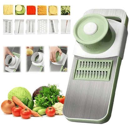 QuickPrep Vegetable & Fruit Slicer – Manual Food Grater, Chopper, and Dicer for Effortless Meal Prep