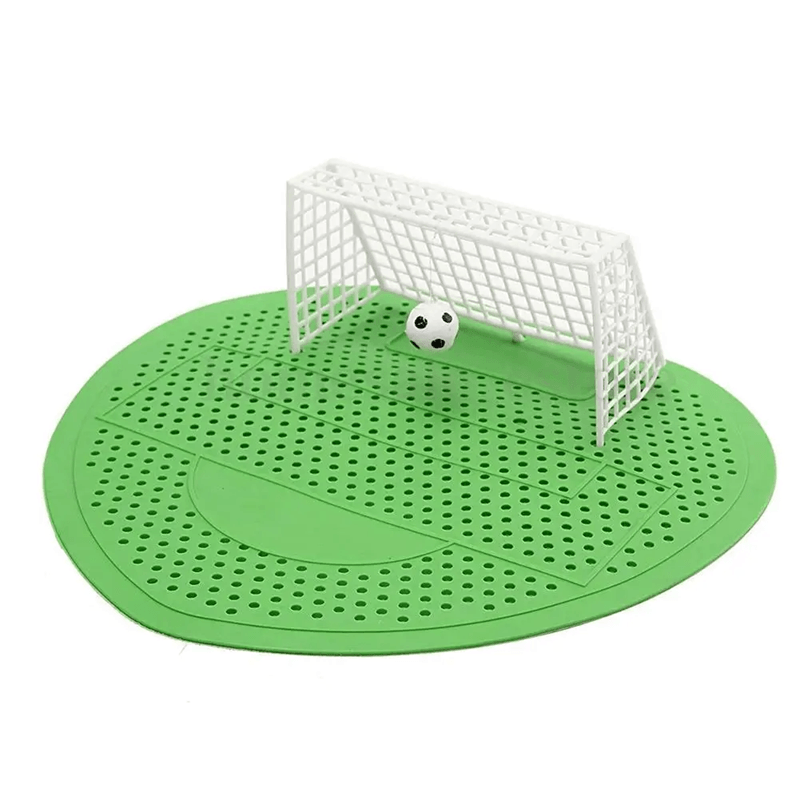AimMate Mini Urinal Target Pad  Creative Football Design Splash Guard  Filter For Men 3