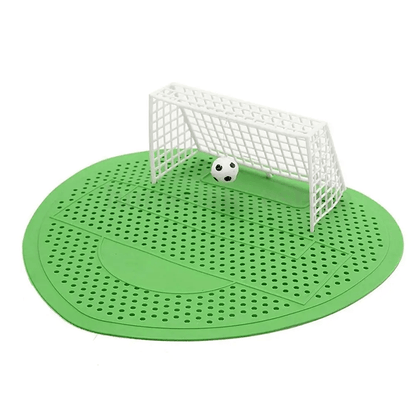 AimMate Mini Urinal Target Pad  Creative Football Design Splash Guard  Filter For Men 3