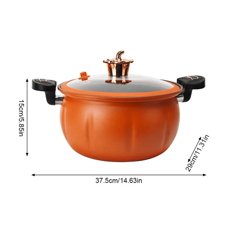 PumpkinChef 8L NonStick Micro Pressure Cooker  LargeCapacity Stew And Soup Pot For Home Cooking 5