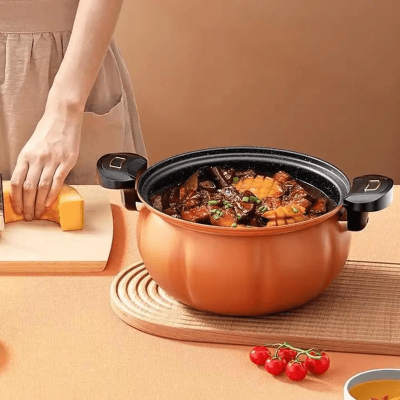 PumpkinChef 8L NonStick Micro Pressure Cooker  LargeCapacity Stew And Soup Pot For Home Cooking 2