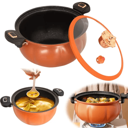 PumpkinChef 8L NonStick Micro Pressure Cooker  LargeCapacity Stew And Soup Pot For Home Cooking 1