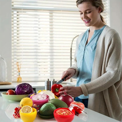 Plastic Food Storage Box With Lid For Vegetables And Fruits Fresh Keeping Container 4
