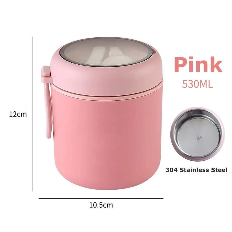 Insulated Food Thermal Jar Stainless Steel Lunch Container For Hot Or Cold Meals 9
