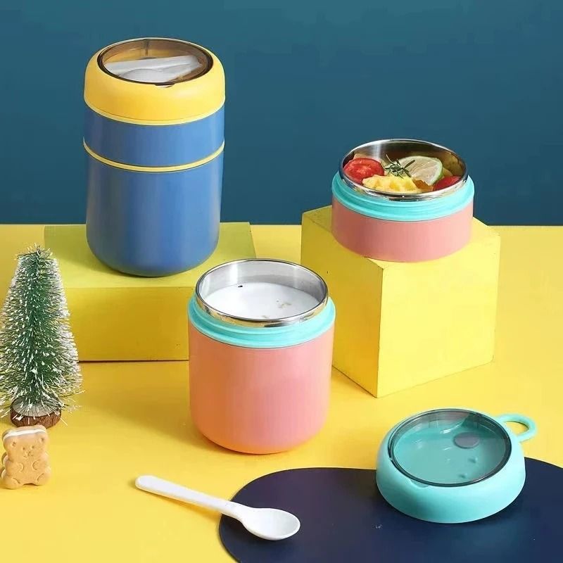 Insulated Food Thermal Jar Stainless Steel Lunch Container For Hot Or Cold Meals 1