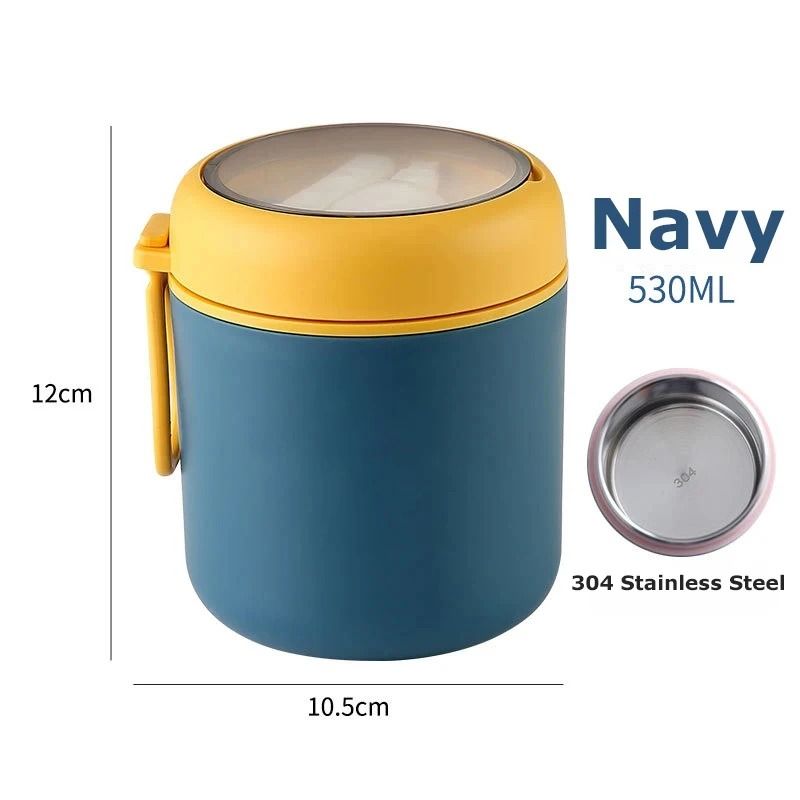 Insulated Food Thermal Jar Stainless Steel Lunch Container For Hot Or Cold Meals 6