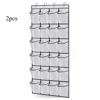 Wall Mounted 24 Pocket Door Organizer For Shoes And Accessories 9