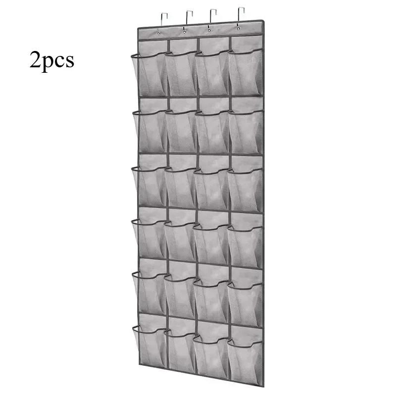 Wall Mounted 24 Pocket Door Organizer For Shoes And Accessories 10
