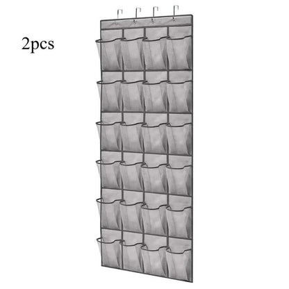 Wall Mounted 24 Pocket Door Organizer For Shoes And Accessories 10