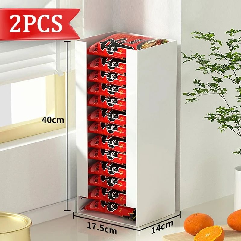 Ramen Storage Box Kitchen Organizer For Noodles And Household Essentials 8
