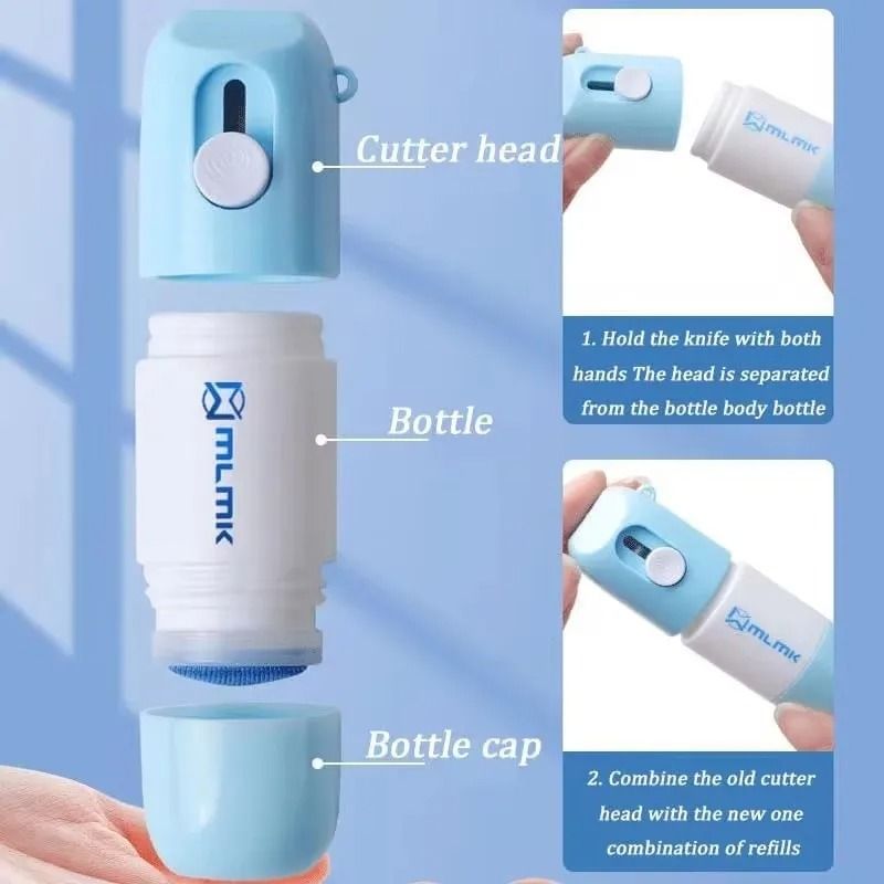 2in1 Privacy Protection Eraser And Mail Opener Correction Fluid Tool 3