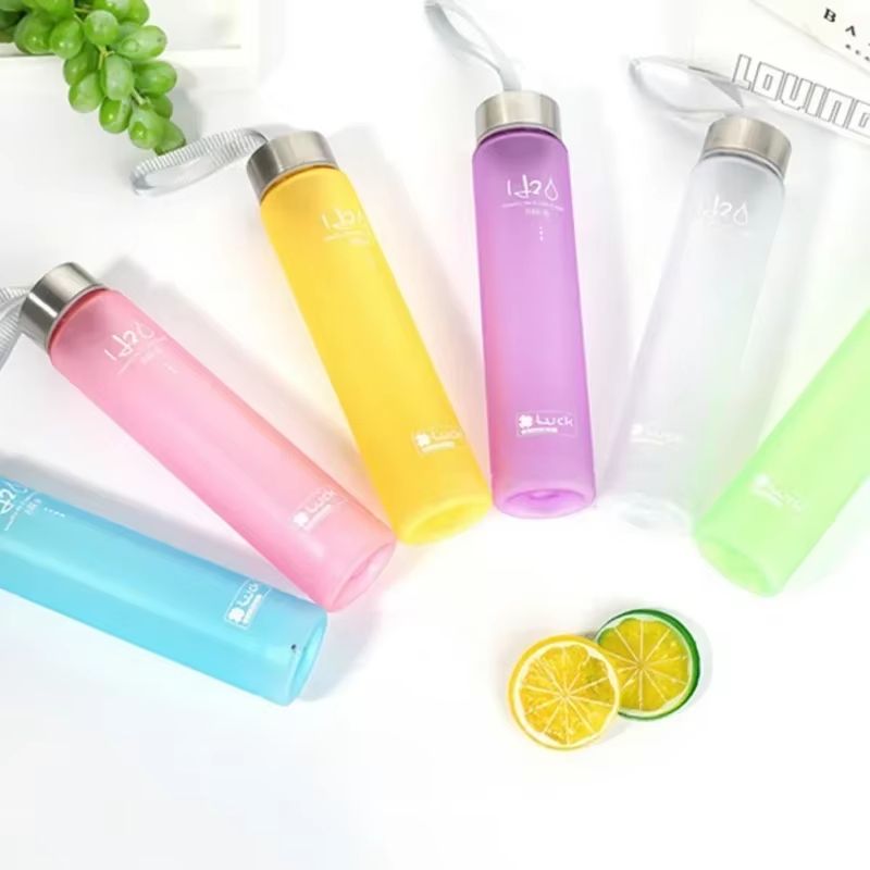 Frosted Sports Water Bottle With Rope Handle  Leakproof Stylish And Reusable Drinking Cup 4