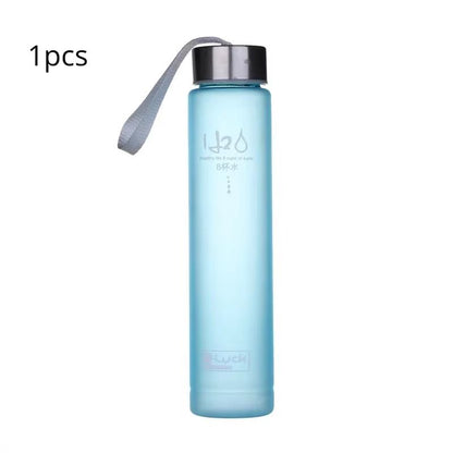 Frosted Sports Water Bottle With Rope Handle  Leakproof Stylish And Reusable Drinking Cup 7