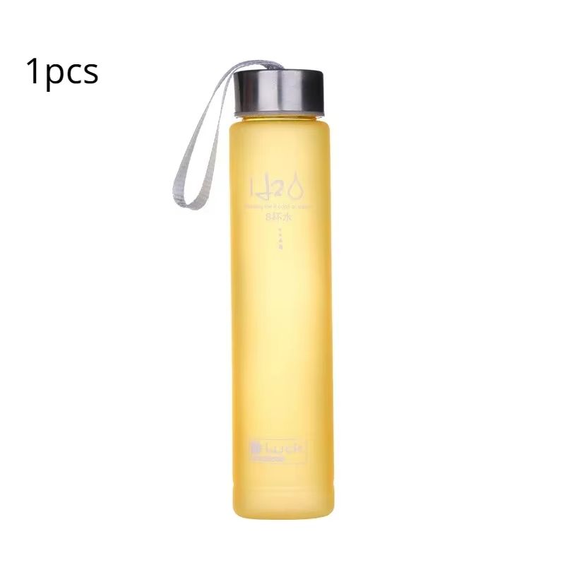 Frosted Sports Water Bottle With Rope Handle  Leakproof Stylish And Reusable Drinking Cup 8