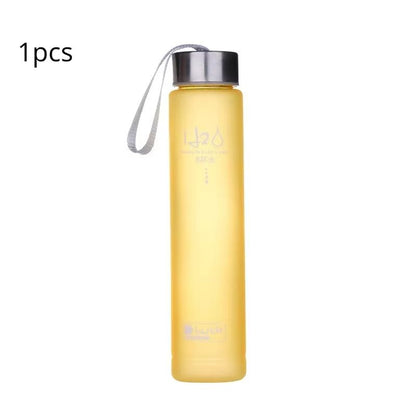Frosted Sports Water Bottle With Rope Handle  Leakproof Stylish And Reusable Drinking Cup 8