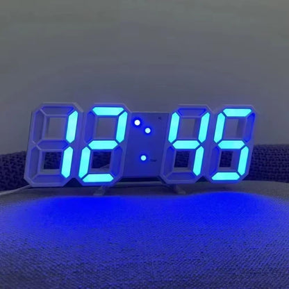 Modern LED Digital Wall & Desk Clock – Sleek Alarm Clock for Home & Office