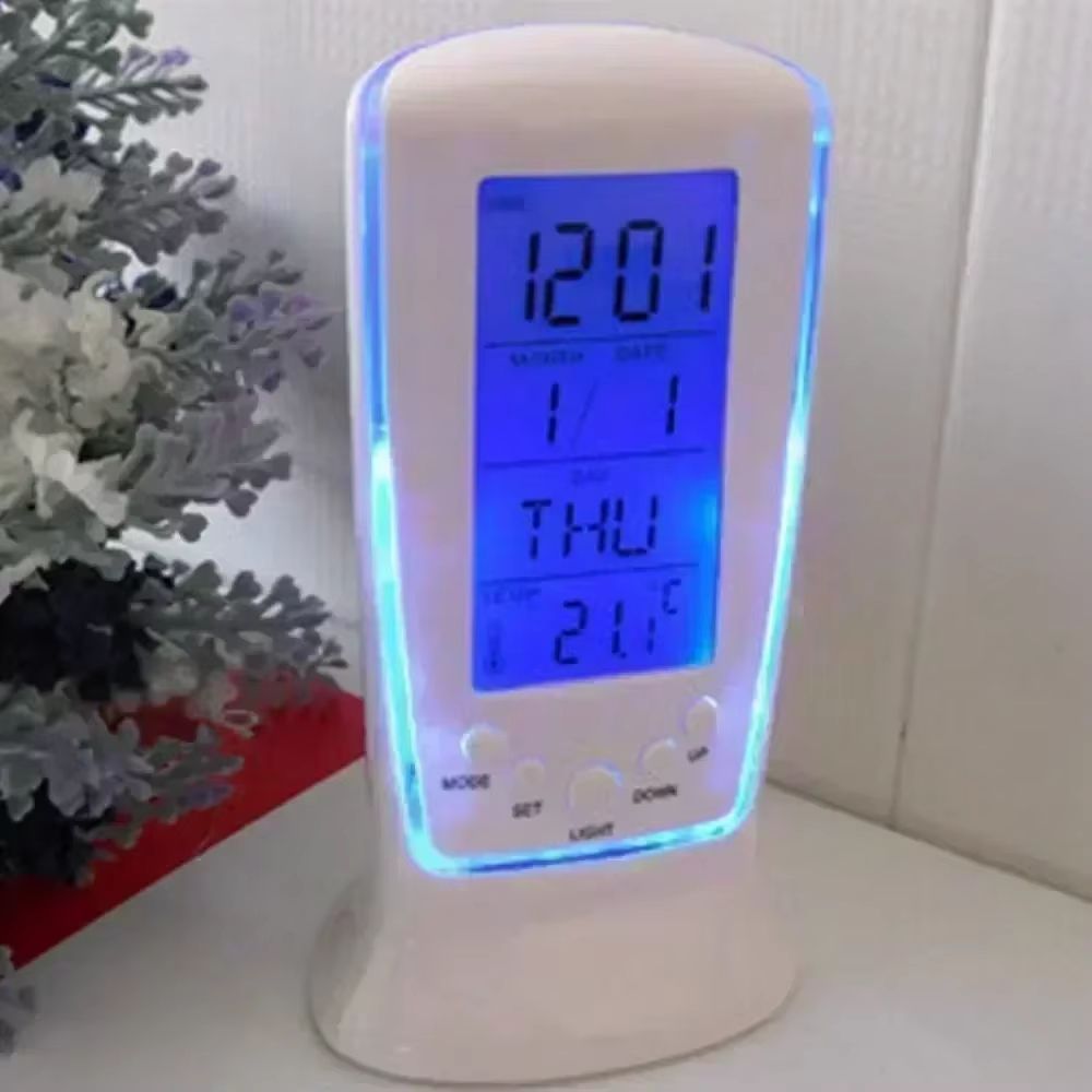 Modern LED Digital Wall  Desk Clock  Sleek Alarm Clock For Home  Office 1