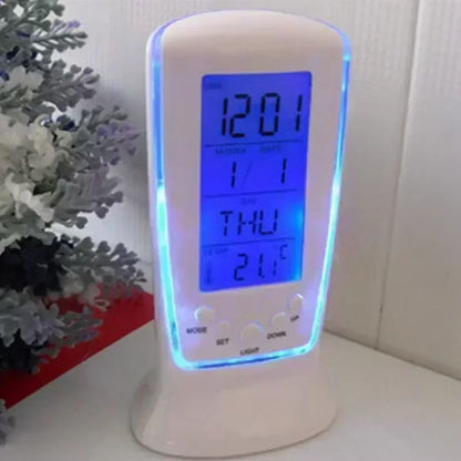 Modern LED Digital Wall  Desk Clock  Sleek Alarm Clock For Home  Office 1