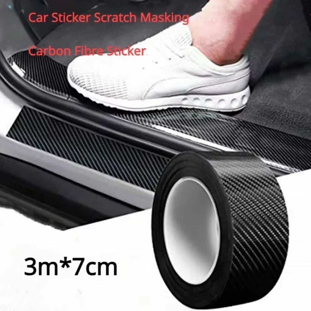 Carbon-Fiber Pattern Waterproof Cloth Tape – Decorative Automotive & DIY Adhesive Strip