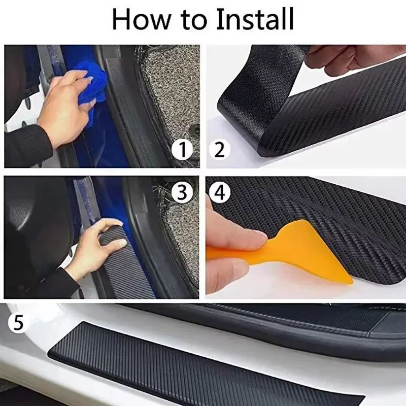 CarbonFiber Pattern Waterproof Cloth Tape  Decorative Automotive  DIY Adhesive Strip 4