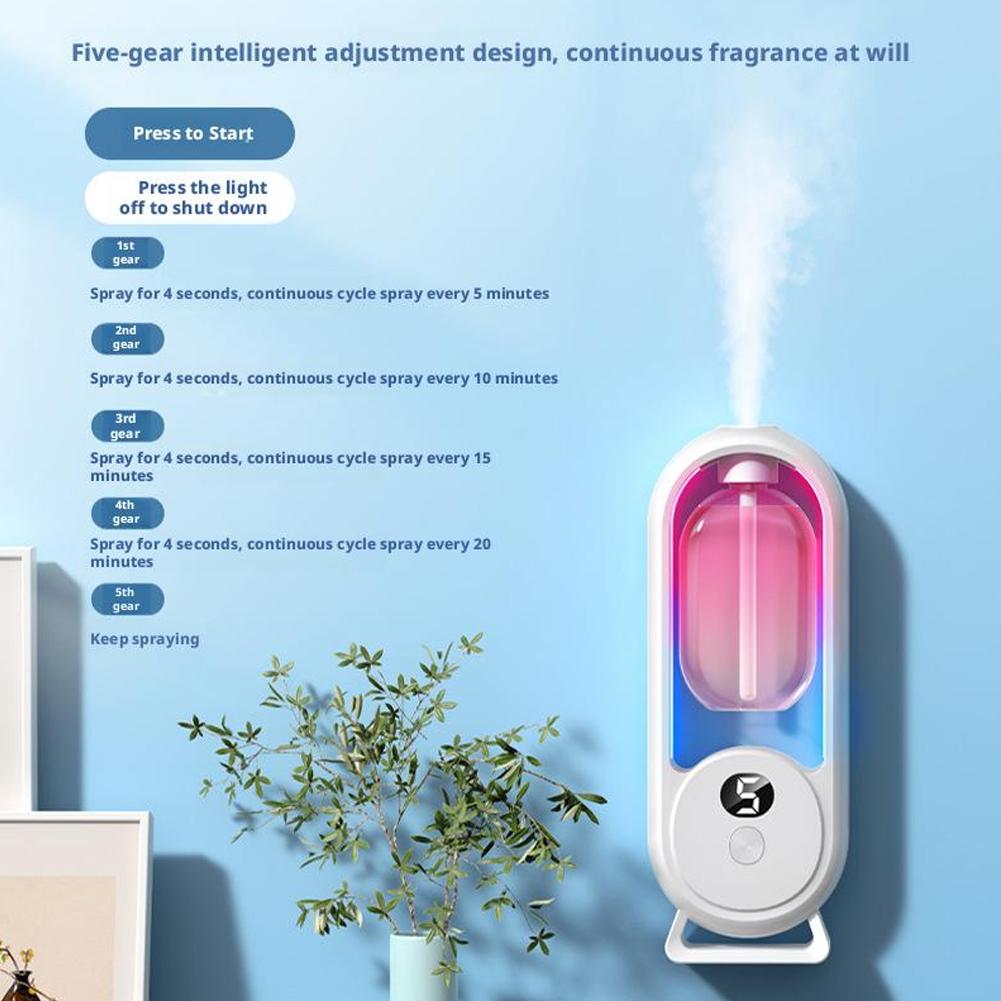 Rechargeable Portable Aroma Diffuser, Essential Oil Aromatherapy Machine, Timed Air Freshener, Odor Eliminator