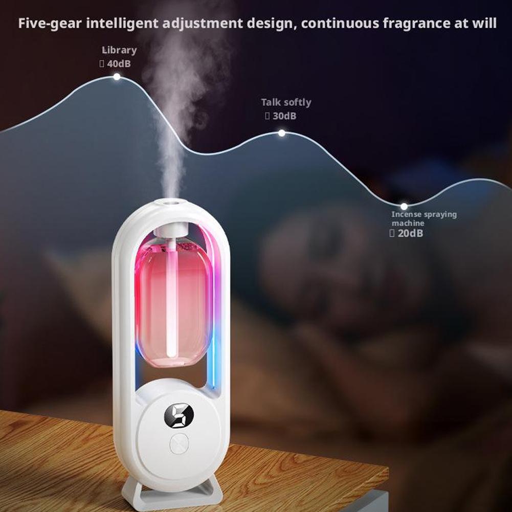 Rechargeable Portable Aroma Diffuser, Essential Oil Aromatherapy Machine, Timed Air Freshener, Odor Eliminator