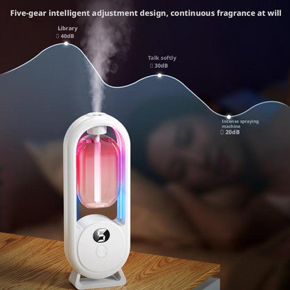 Rechargeable Portable Aroma Diffuser, Essential Oil Aromatherapy Machine, Timed Air Freshener, Odor Eliminator