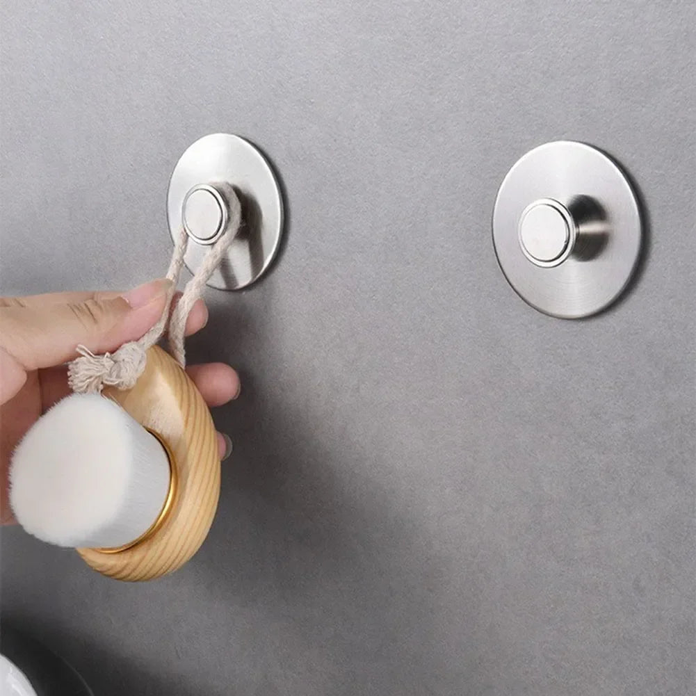 Stainless Steel Magnetic Soap Holder, Wall Mounted Soap Saver, Portable Dispenser for Bathroom and Kitchen