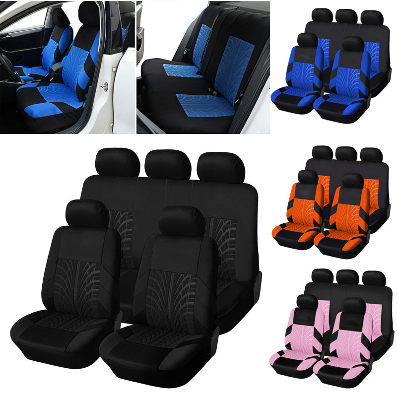 Universal Car Organizer, Brand Embroidery Car Seat Covers Set, Luxury Auto Interior Upgrade