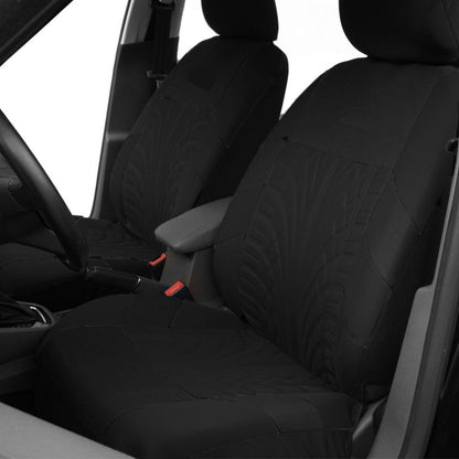Universal Car Organizer Brand Embroidery Car Seat Covers Set Luxury Auto Interior Upgrade 1