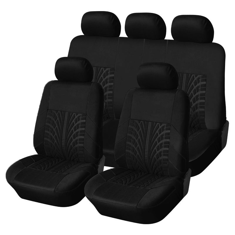 Universal Car Organizer Brand Embroidery Car Seat Covers Set Luxury Auto Interior Upgrade 7