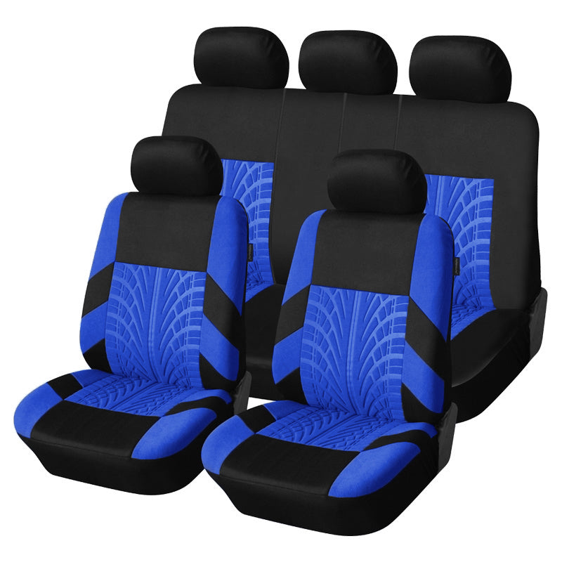 Universal Car Organizer Brand Embroidery Car Seat Covers Set Luxury Auto Interior Upgrade 8