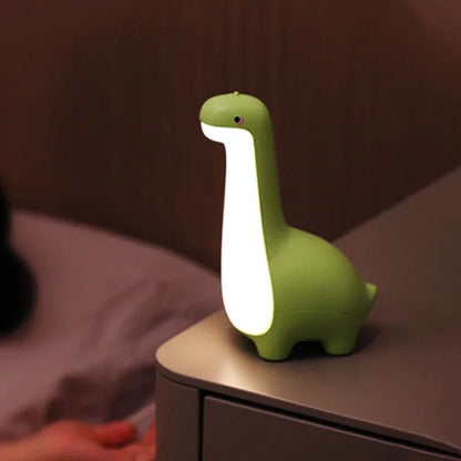 Dinosaur Night Light for Kids USB Rechargeable Bedside Lamp