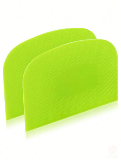 Flexible Bench Dough Cutter, Food-safe Plastic Dough Scraper Bowl, Multipurpose Food Scrappers for Bread Dough