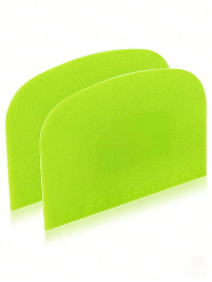 Flexible Bench Dough Cutter, Food-safe Plastic Dough Scraper Bowl, Multipurpose Food Scrappers for Bread Dough