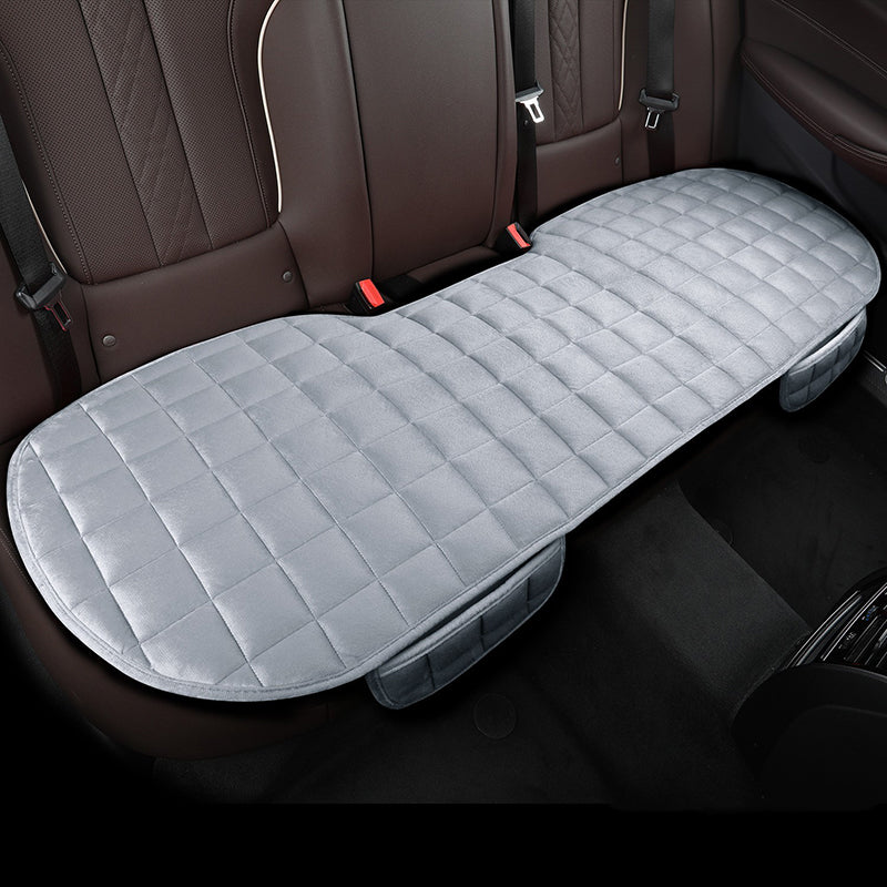 Winter Auto Protector Mat Pad Non Slide Car Seat Cover Front Rear Flocking Cloth Cushion Universal  1