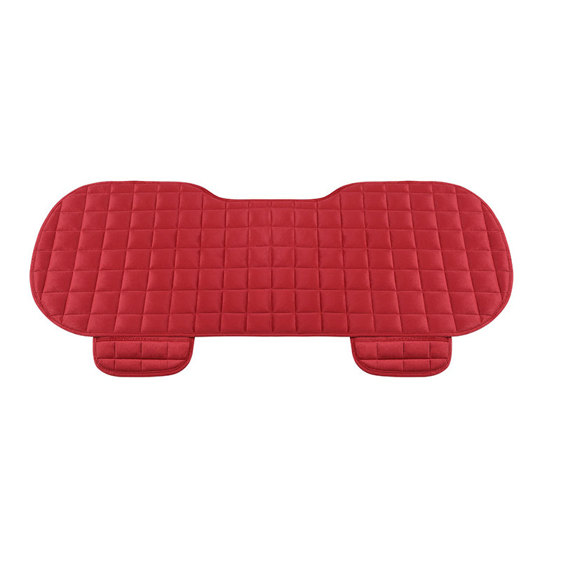 Winter Auto Protector Mat Pad Non Slide Car Seat Cover Front Rear Flocking Cloth Cushion Universal  3