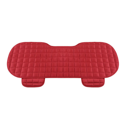 Winter Auto Protector Mat Pad Non Slide Car Seat Cover Front Rear Flocking Cloth Cushion Universal  3