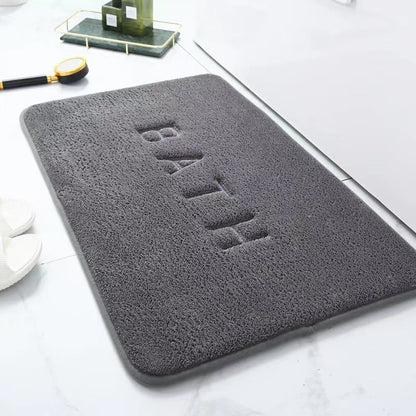 Memory Foam Carpet, Faux Cashmere Anti Slip Mat, Coral Fleece Floor Mat, Super Absorbent Bathroom and Kitchen Rug
