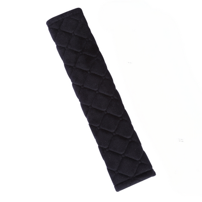 Soft Velvet Seat Belt Covers Adjustable Shoulder Protectors Comfortable Car Pads 4
