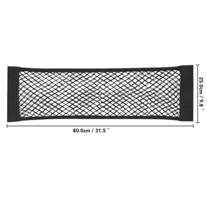 Elastic Car Seat Trunk Net Rear Storage Box Organizer Magic Sticker Auto Interior Gadget 6
