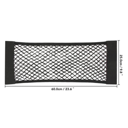 Elastic Car Seat Trunk Net Rear Storage Box Organizer Magic Sticker Auto Interior Gadget 8