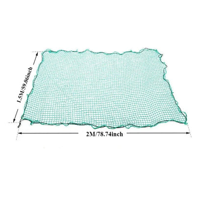 Green Truck Cargo Accessories, Universal Car Roof Net, Heavy Duty Polyethylene Trailer Mesh Cover for Luggage Storage