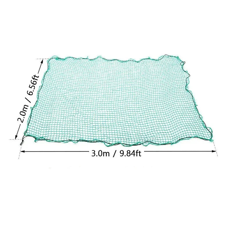 Green Truck Cargo Accessories, Universal Car Roof Net, Heavy Duty Polyethylene Trailer Mesh Cover for Luggage Storage
