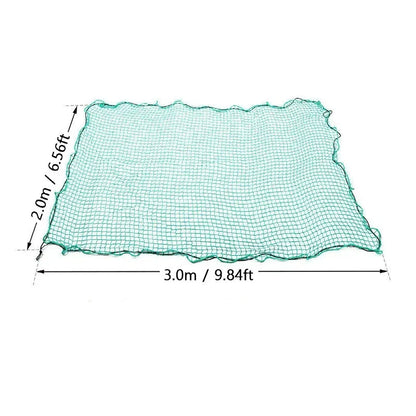 Green Truck Cargo Accessories, Universal Car Roof Net, Heavy Duty Polyethylene Trailer Mesh Cover for Luggage Storage
