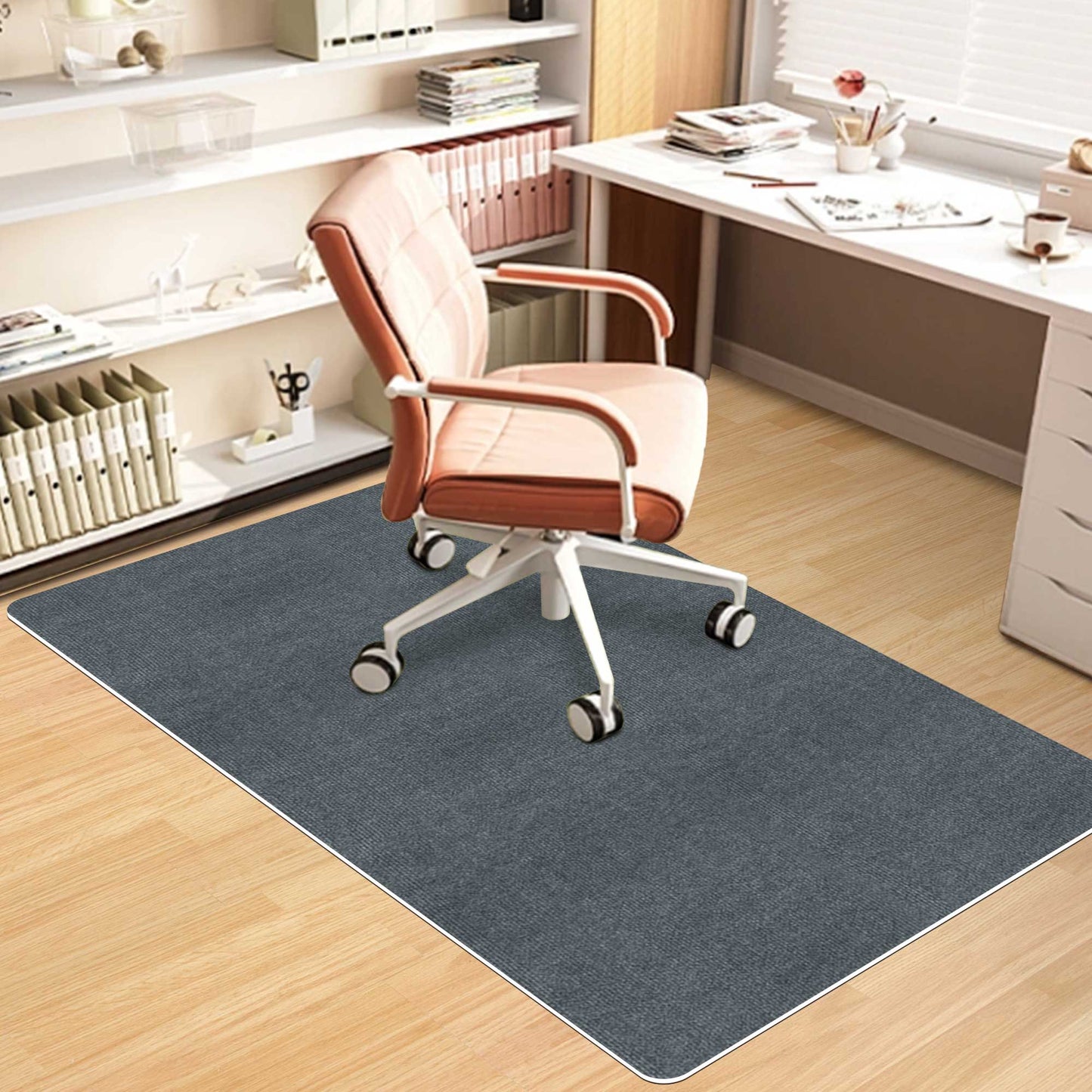 Office Rolling Chair Mat , Computer Gaming Chair Mat, Work in Hardwood Floor Mat, Bedroom and Living Room Mat