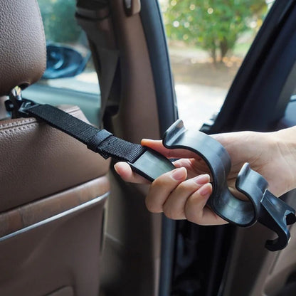 Universal Car Seat Back Hooks Trunk Storage Hangers Umbrella Holders Multifunctional Car Accessorie 1